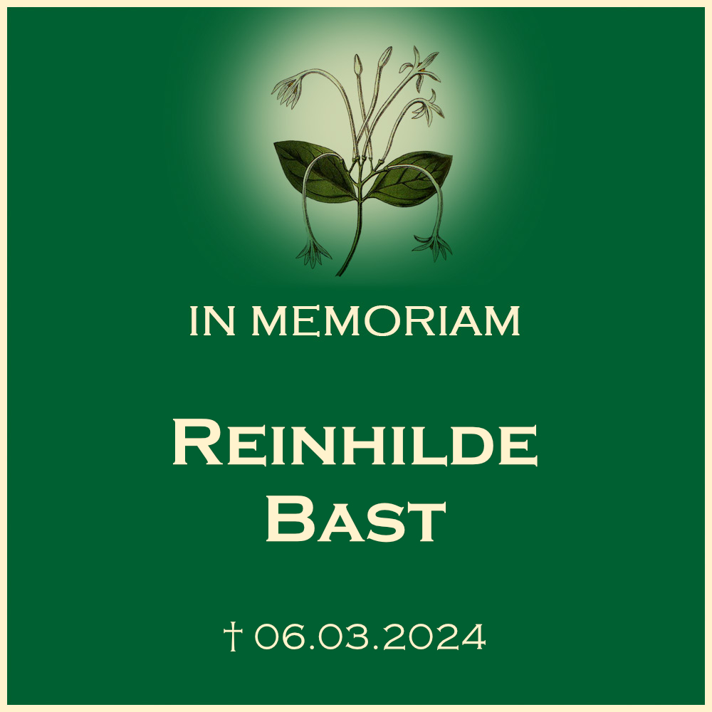 Reinhilde Bast Evangelische Trauerfeier mit Urnenbeisetzung in einem Urnenreihengrab in 71723 Großbottwar Friedhofstrasse